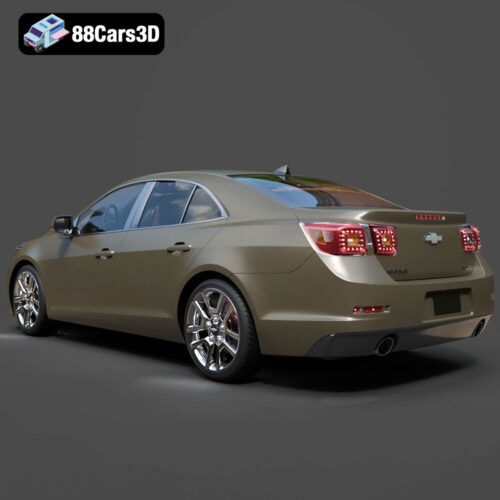 Chevrolet Malibu 2013 3D Model - Gallery Image 1 Chevrolet Malibu 2013 3D Model