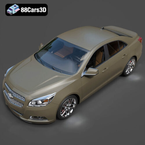 Chevrolet Malibu 2013 3D Model - Gallery Image 5 Chevrolet Malibu 2013 3D Model