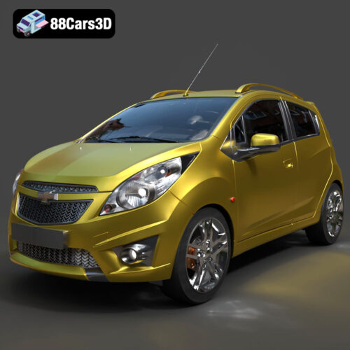 Chevrolet Spark 2018 3D Model - Main Image Chevrolet Spark 2018 3D Model
