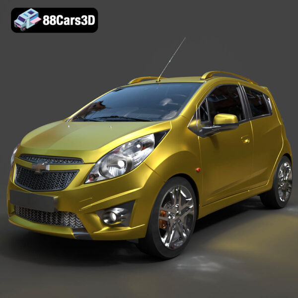 Chevrolet Spark 2018 3D Model - Main Image Chevrolet Spark 2018 3D Model