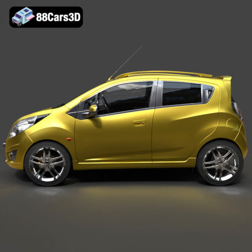 Chevrolet Spark 2018 3D Model - Gallery Image 3 Chevrolet Spark 2018 3D Model