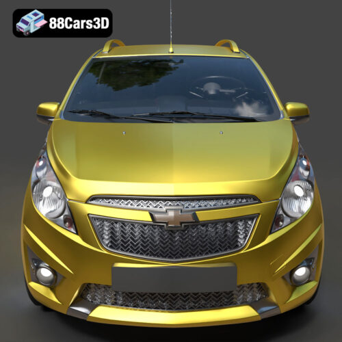 Chevrolet Spark 2018 3D Model - Gallery Image 6 Chevrolet Spark 2018 3D Model