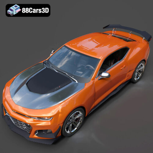 Chevrolet Camaro ZL1 1LE 3D Model - Gallery Image 5 Chevrolet Camaro ZL1 1LE 3D Model
