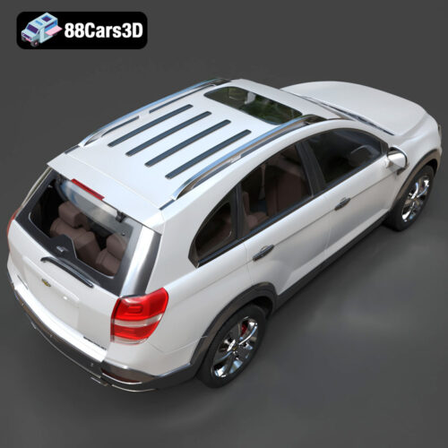 Chevrolet Captiva 2015 3D Model - Gallery Image 4 Chevrolet Captiva 2015 3D Model