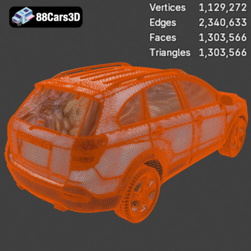 Chevrolet Captiva 2015 3D Model - Gallery Image 7 Chevrolet Captiva 2015 3D Model