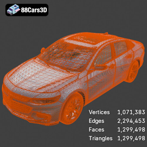 Chevrolrt Malibu-007 Chevrolet Cruze Malibu 3D Model