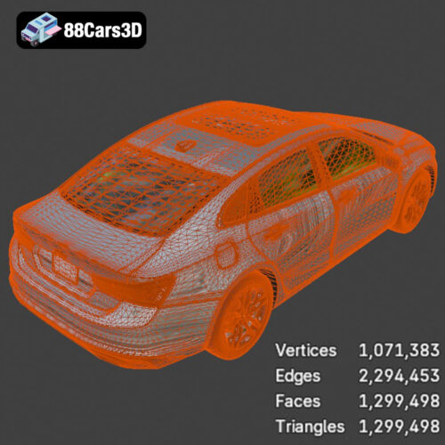 Chevrolet Malibu 2020 3D Model - Gallery Image 7 Chevrolet Malibu 2020 3D Model