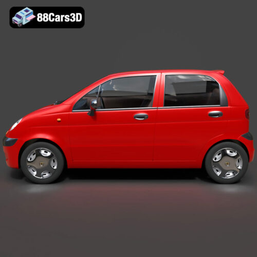 Daewoo Matiz 1998 3D Model - Gallery Image 4 Daewoo Matiz 1998 3D Model