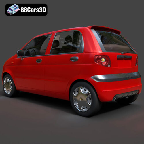 Daewoo Matiz 1998 3D Model - Gallery Image 1 Daewoo Matiz 1998 3D Model
