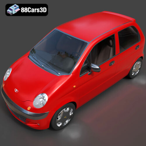 Daewoo Matiz 1998 3D Model - Gallery Image 7 Daewoo Matiz 1998 3D Model