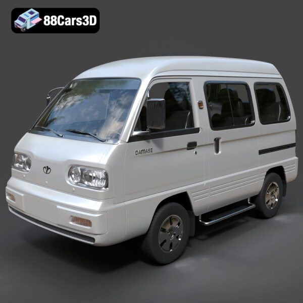 Daewoo Damas Mk2 2012 3D Model - Main Image Daewoo Damas Mk2 2012 3D Model