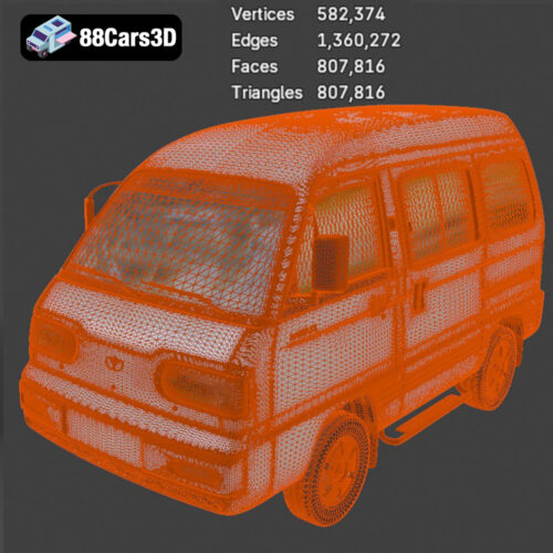 Daewoo Damas Mk2 2012 3D Model