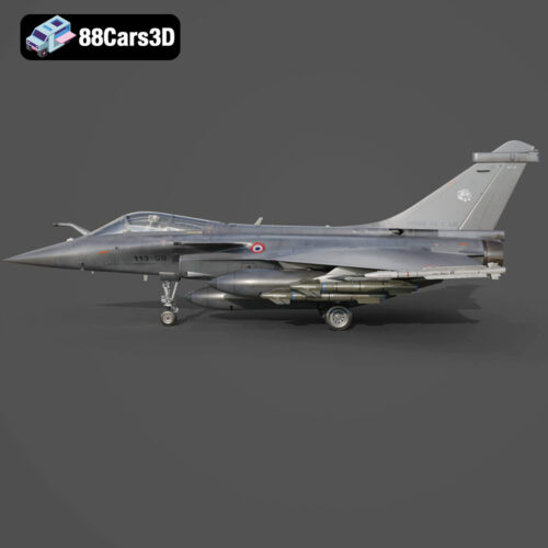 Dassault Rafale Fighter Jet 3D Model
