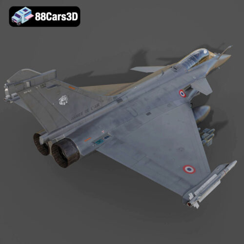 Dassault Rafale Fighter Jet 3D Model