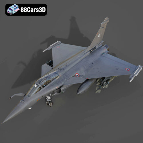 Dassault Rafale Fighter Jet 3D Model