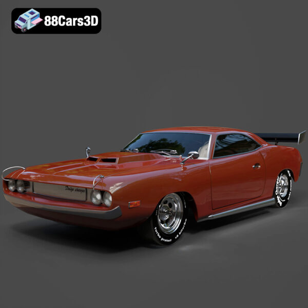 Dodge Charger Car-004 3D Model - Main Image Dodge Charger Car-004 3D Model