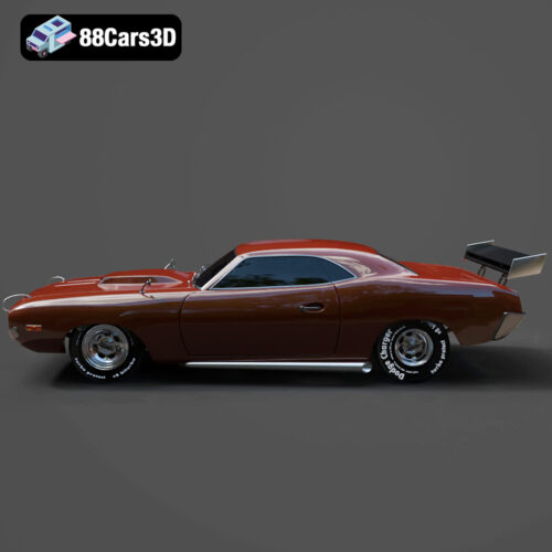 Dodge Charger Car-004 3D Model