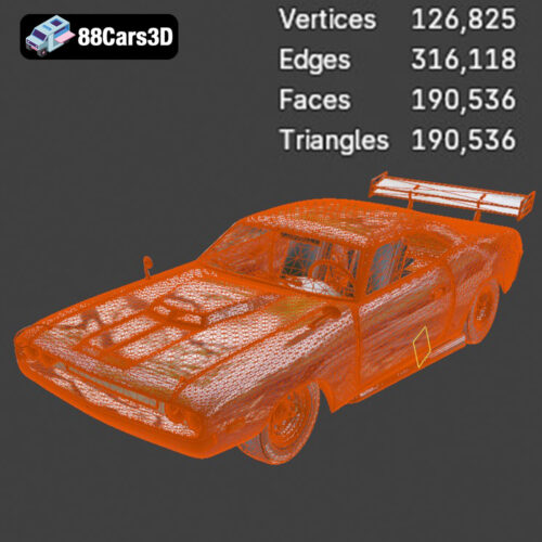 Dodge Charger Car-004 3D Model