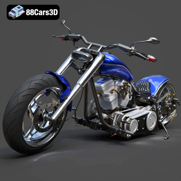 Empire Motorcycle-004 3D Model - Main Image Empire Motorcycle-004 3D Model