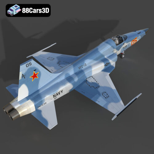 F-5E Tiger 3D Model - Gallery Image 6 F-5E Tiger 3D Model