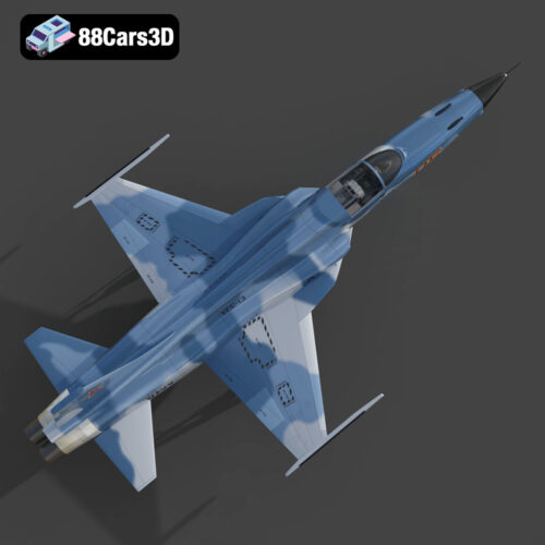 F-5E Tiger 3D Model - Gallery Image 7 F-5E Tiger 3D Model