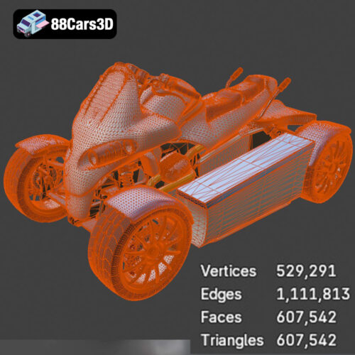 GG Quad ATV 3D Model