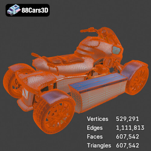 GG Quad ATV 3D Model