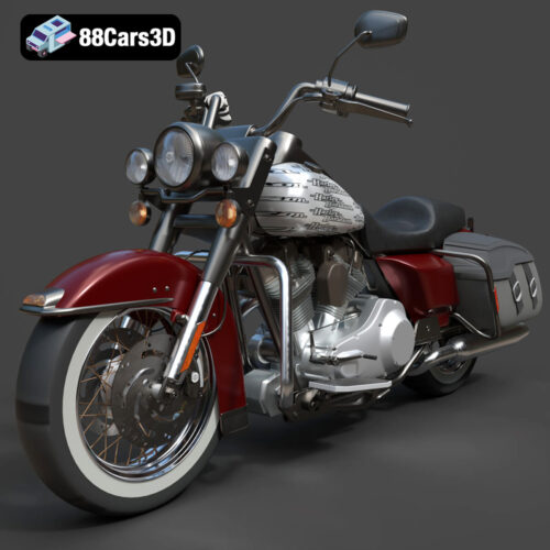 Harley Davidson Road King Classic 2011 3D Model