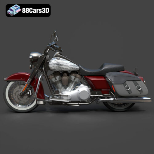 Harley Davidson Road King Classic 2011 3D Model