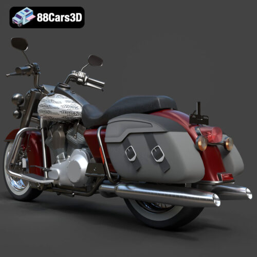 Harley Davidson Road King Classic 2011 3D Model