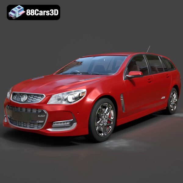 Holden Commodore Sportwagon 2017 3D Model - Main Image Holden Commodore Sportwagon 2017 3D Model