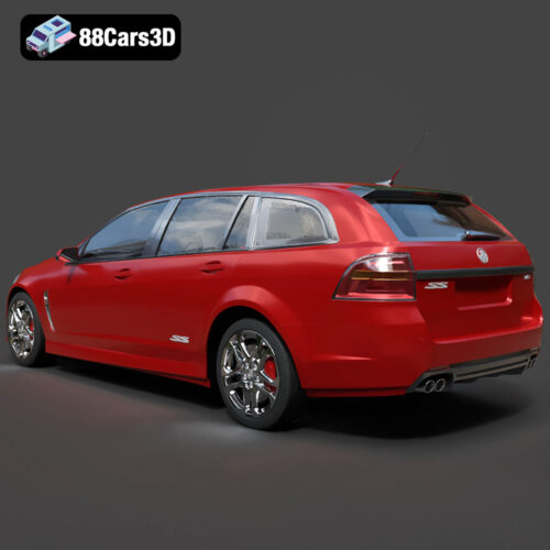 Holden Commodore Sportwagon 2017 3D Model - Gallery Image 3 Holden Commodore Sportwagon 2017 3D Model