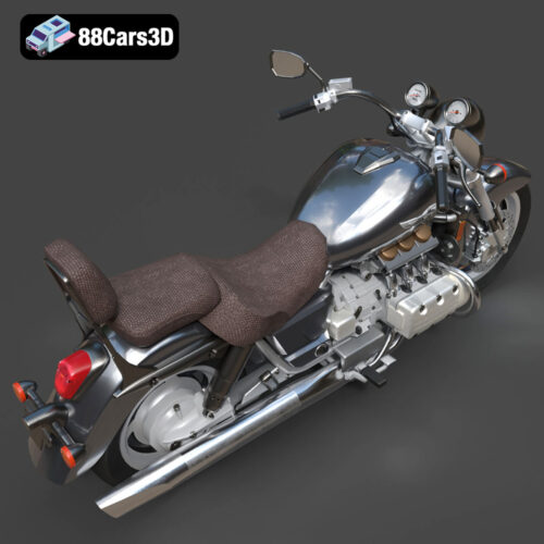 Honda Valkyrie F6C Motorcycle 3D Model 3D Printable STL