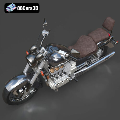 Honda Valkyrie F6C Motorcycle 3D Model 3D Printable STL