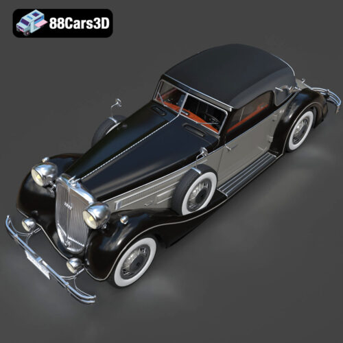 Horch 853 Sport Cabriolet 1937 3D Model - Gallery Image 5 Horch 853 Sport Cabriolet 1937 3D Model