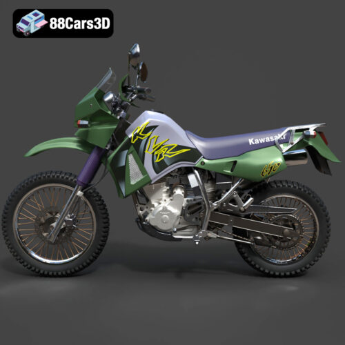 Kawasaki KLR 650 3D Model