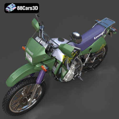 Kawasaki KLR 650 3D Model
