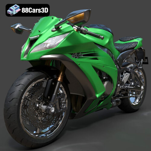 Kawasaki_ZX10R_2012-001 Kawasaki ZX-10R 2012 3D Model