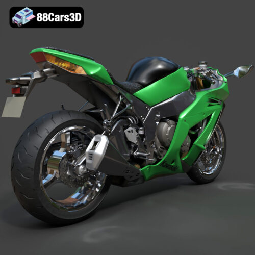Kawasaki_ZX10R_2012-004 Kawasaki ZX-10R 2012 3D Model