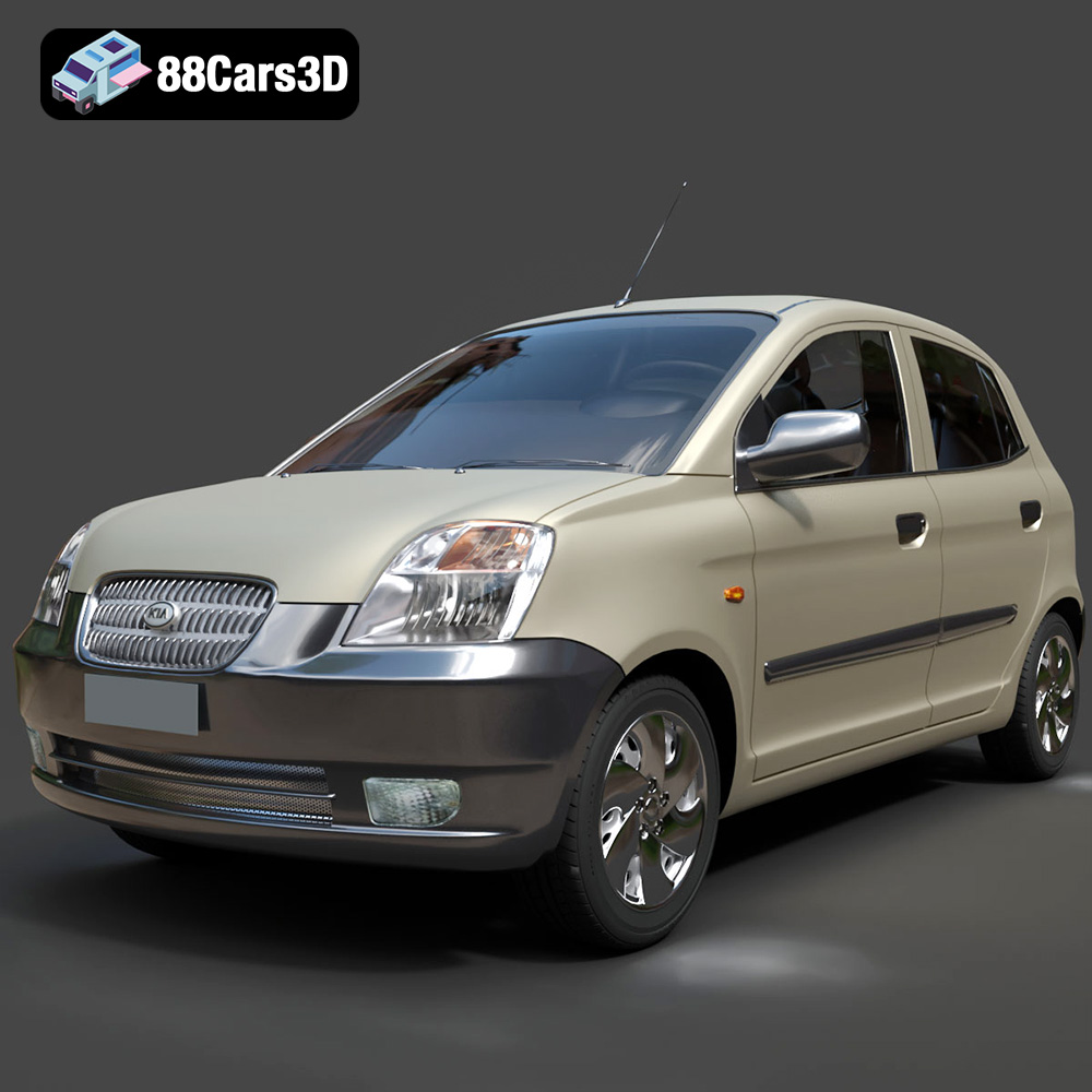 Kia Picanto 2024 3D Model