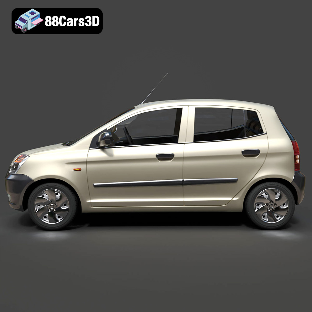 Kia Picanto 2024 3D Model