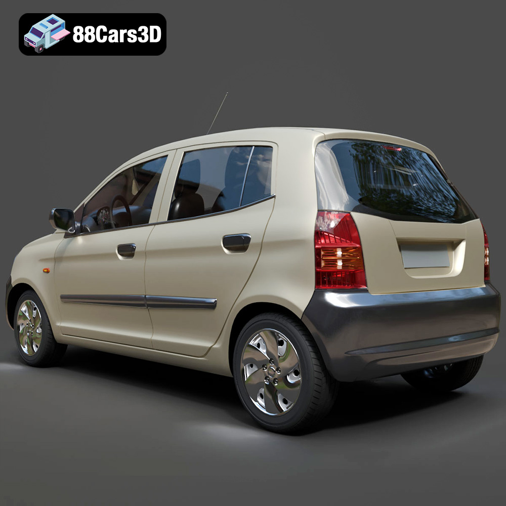 Kia Picanto 2024 3D Model