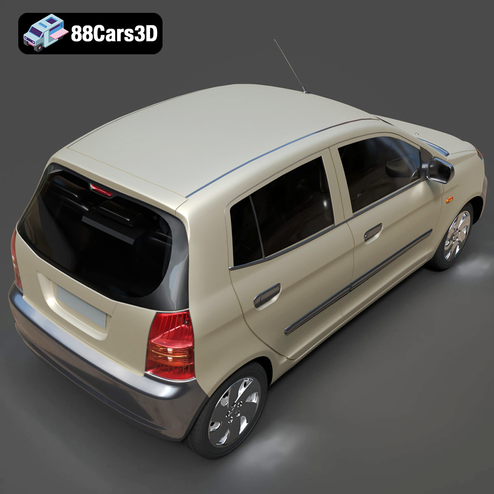 Kia Picanto 2024 3D Model