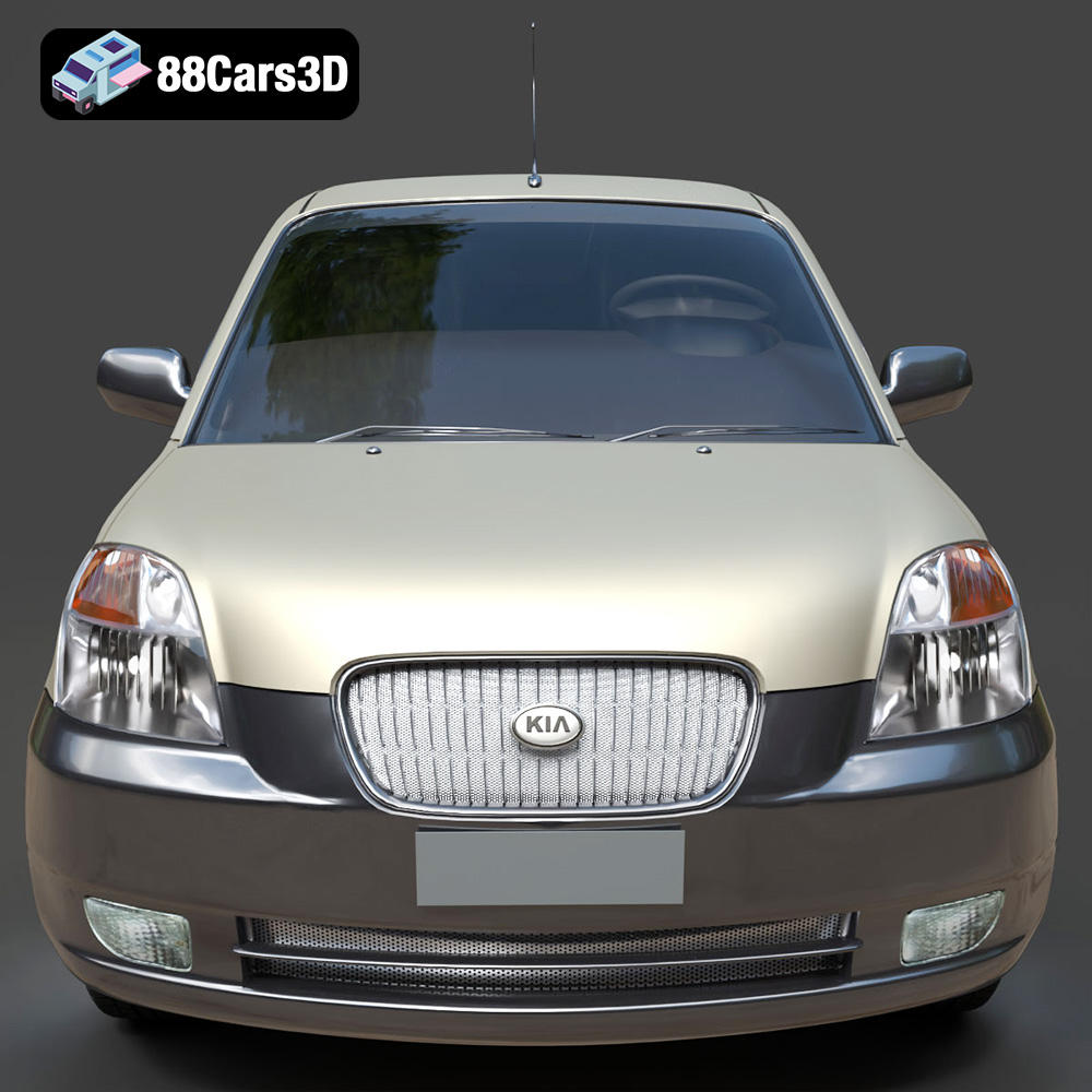 Kia Picanto 2024 3D Model