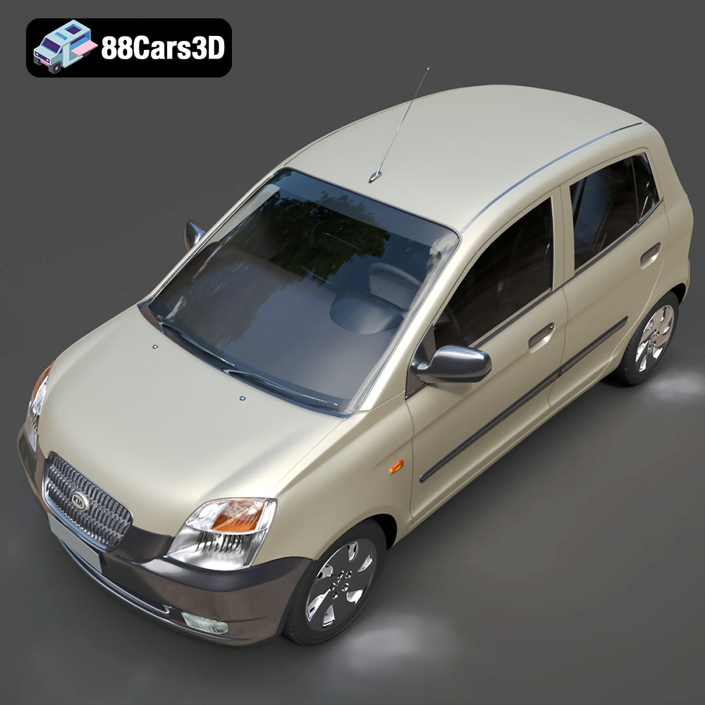 Kia Picanto 2024 3D Model