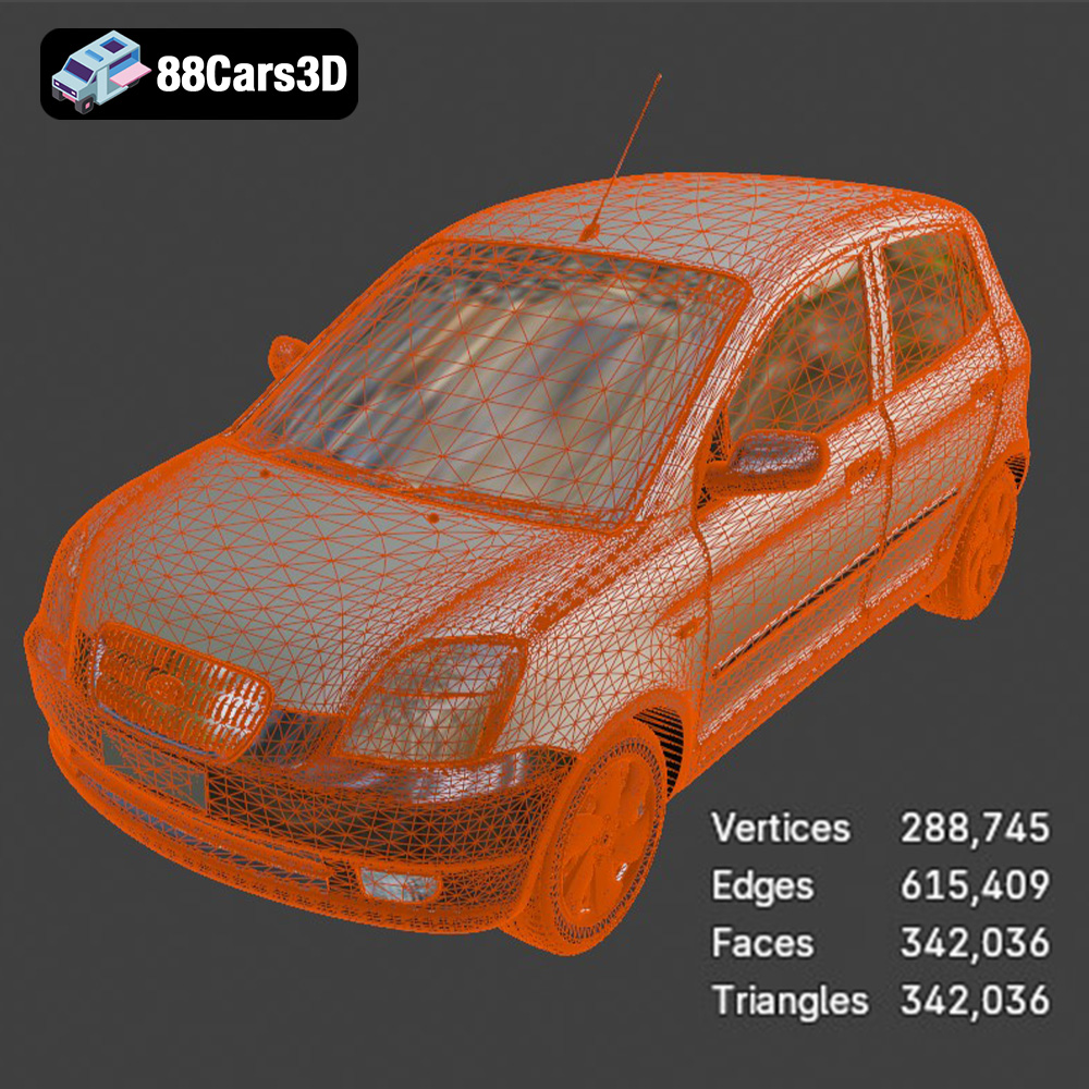 Kia Picanto 2024 3D Model