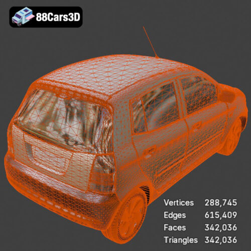 Kia Picanto 2024 3D Model