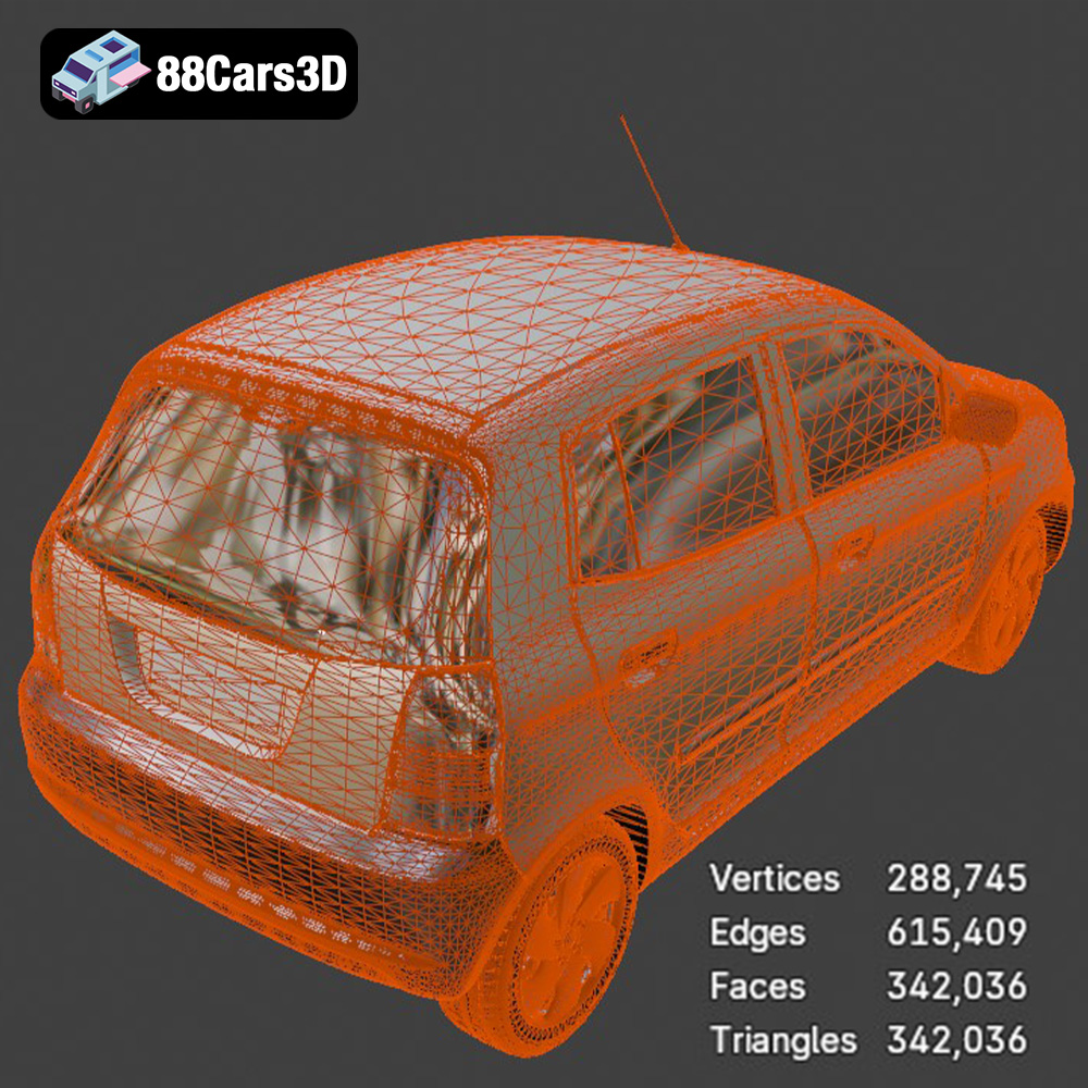 Kia Picanto 2024 3D Model