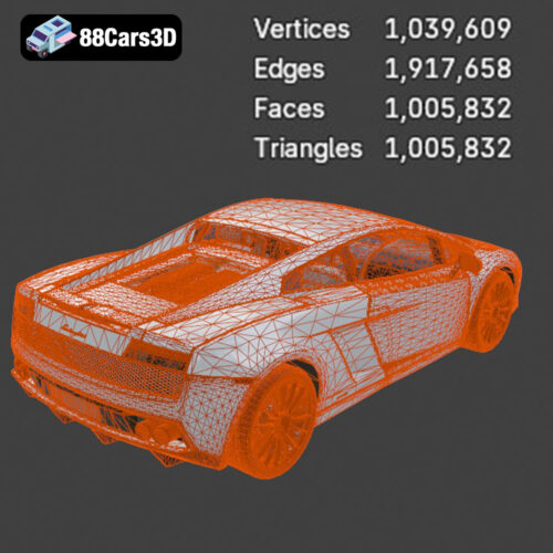 Lamborghini Gallardo 3D Model