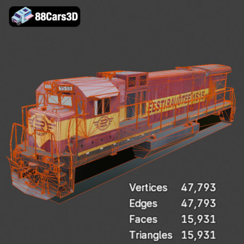 Locomotive C36-004 3D Model